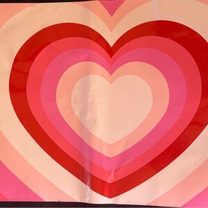 10~ 14.5x19 Heart Patterned Poly Mailers
